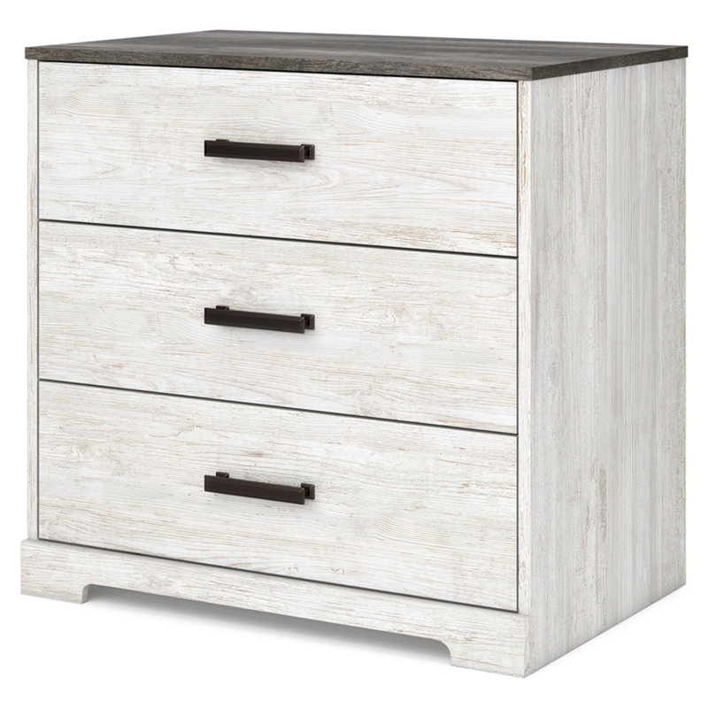 Signature Design by Ashley Shawburn 3 Drawer Dresser & Reviews Wayfair